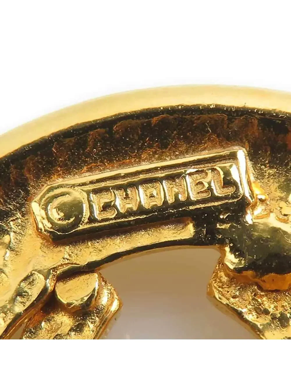 Chanel Cc Logo Clip-On Earrings Gold- #357926C52B